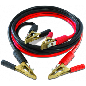 CAVI DI AVVIAMENTO 500A - 2x3m - Ø25mm² - Morsetti Pro Ottone Puro GYS 564015