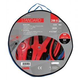SET CAVI COLLEGAMENTO BATTERIA STANDARD 250 CM 200A 12V LAMPA 70116