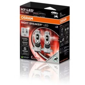 BOX COPPIA DUE LAMPADINE H7 NBR LED SPEED 450 6000K OSRAM 64210DWNBSP-2HB OMOLOGATE