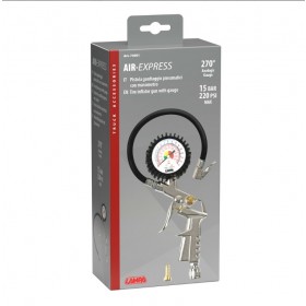 PISTOLA GONFIAGGIO PNEUMATICI CON MAMOMENTRO AIR-EXPRESS LAMPA 74001