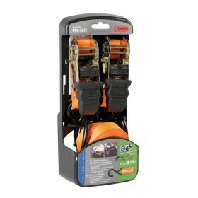 SET 2 NASTRI TENSORI CON CRICCHETTO A DOPPIO GANGIO "S" - 500 CM LAMPA 60166