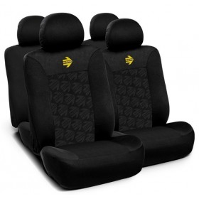 SET COMPLETO COPRISEDILI COMPOSTO DA 11 PZ  MOMO SC050BK