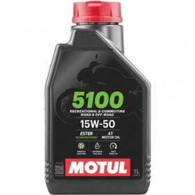 OLIO MOTO 5100 15W50 4T 1 LITRO MOTUL 104080