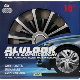 SET 4 COPRICERCHI 16'' ALULOOKFAME MIX CORA 42346