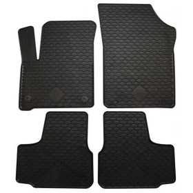 SERIE TAPPETI IN GOMMA SEAT MII - SKODA CITIGO - VOLKSWAGEN E-UP! 19> 4 PZ. CORA 132336