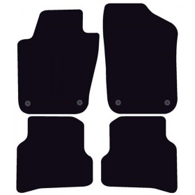 SERIE COMPLETA 4 TAPPETI PERSONALIZZATI VOLKSWAGEN Polo V 3/5p. 09>17 (6R, 6C) CORA 131543