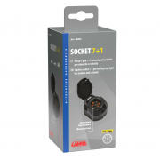 PRESA 7 POLI  E CONTATTTO RETRONEBBIA PER RIMORCHI  LAMPA 38985
