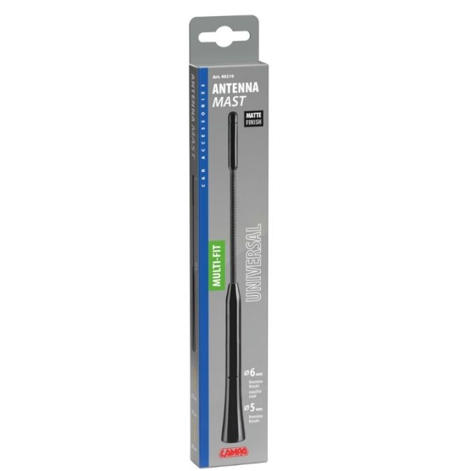 ANTENNA PER AUTO A STELO 20 cm - Ø 5-6 mm UNIVERSALE LAMPA 40219