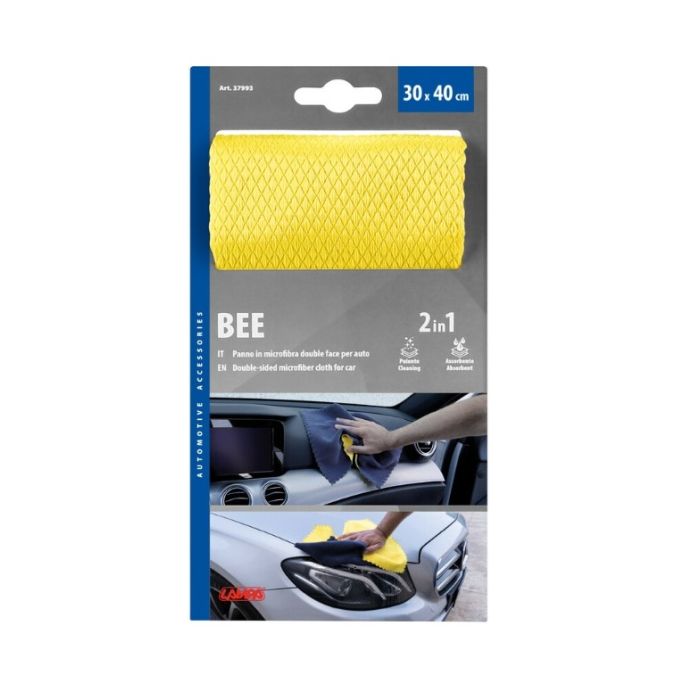 PANNO IN MICROFIBRA DOUPLE FACE PER AUTO 30X40 CM LAMPA 37993