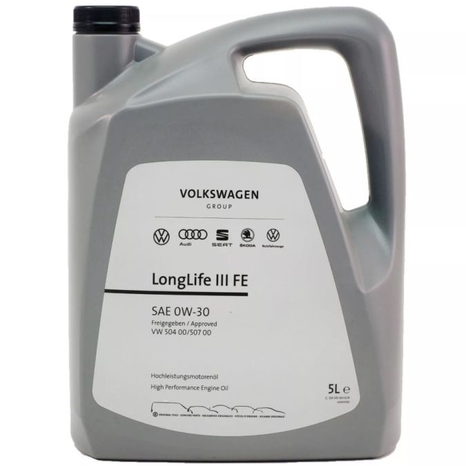 OLIO MOTORE 5L LONGLIFE III FE 0W-30 VOLKSWAGEN GROUP GS55545M4EUR