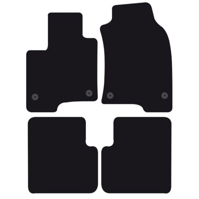 SERIE TAPPETI MOQUETTE TAILOR FIAT PANDA III 12˃20, 20˃ FIX ORIGINALI CORA 000131629