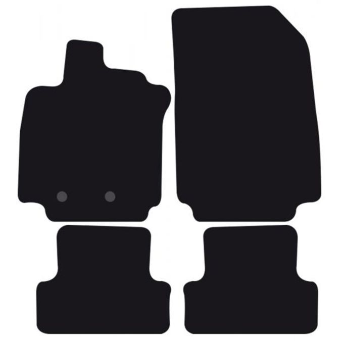 SERIE TAPPETI MOQUETTE TAILOR RENAULT CLIO III 3/5p. 05˃09, 09˃ e SPORTOUR SW 07˃13 CORA 131572