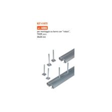 KIT 4 VITI X BARRE CON ROTAIE 4886