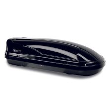 BOX AUTO BAULE DA TETTO WEGO 500 LT NERO LUCIDO MODULA MOCS0306