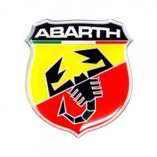 ADESIVO 3D STICKER ABARTH SCUDETTO 80 MM QUATTROERRE 21533