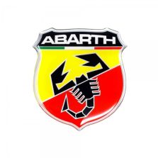 ADESIVO 3D STICKER ABARTH SCUDETTO QUATTROERRE 21532
