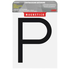 ADESIVO CONTRASSEGNO PER ESERCITAZIONI GUIDA, MAGNETICO - ANTERIORE LAMPA 65355