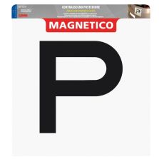 ADESIVO CONTRASSEGNO PER ESERCITAZIONI GUIDA, MAGNETICO - POSTERIORE - LAMPA 65356