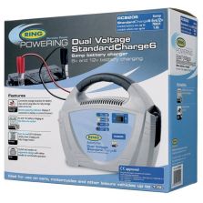 CARICABATTERIE 6/12V 6AMP >70AH RING RECB206