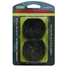 VELCRO ADESIVO IN NASTRO - 2 NASTRI (MASCHIO+FEMMINA) DA 1,9X91cm CORA 120672