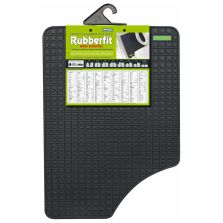 COPPIA TAPPETI ANTERIORE IN GOMMA RUBBERFIT FIT 4 COLORE NERO CORA 134004