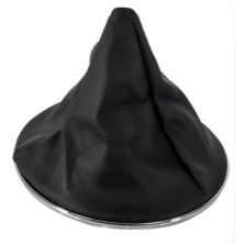 CUFFIA PER LEVA CAMBIO CON CORNICE CROMATA COLORE NERO FIAT 500 07>15, 15> CORA 6930505