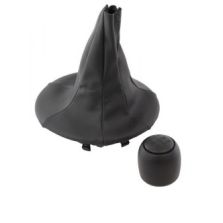 POMELLO E CUFFIA CON GHIERA LEVA CAMBIO MANUALE 5 MARCE FIAT PANDA II 03>12 (169) CORA 6930031