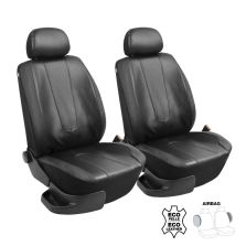 COPRISEDILI - COPPIA FODERINE ANTERIORI ECOPELLE NERO SIMONI RACING CSR/M