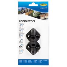 COPPIA CONNETTORI FISSAGGIO A PARETE RING RLS6