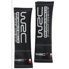 COPPIA COPRICINTURA DI SICUREZZA WRC NERO LOGO IN RILIEVO 7334