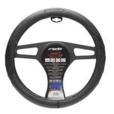 COPRIVOLANTE DARK IN ECOPELLE NERA CVT/23