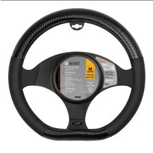 COPRIVOLANTE LE MANS MISURA M Ø 37-39CM NERO IN SKEENTEX PILOT 32953