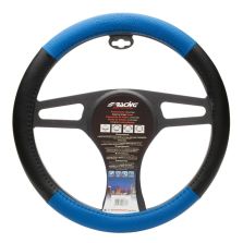 COPRIVOLANTE TROPHY ECOPELLE AZZURA E NERA LISCIA SIMONI RACING CVT/1B