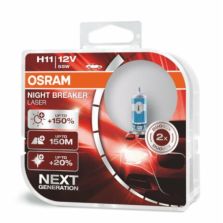 DUO BOX COPPIA DUE LAMPADINE NIGHT BREAKER LASER 64211NLHCB + 150%