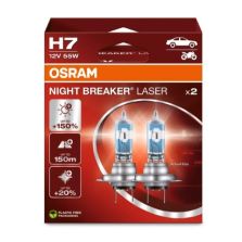 DUO BOX COPPIA DUE LAMPADINE NIGHT BREAKER LASER H7 OSRAM 64210NL-2HB