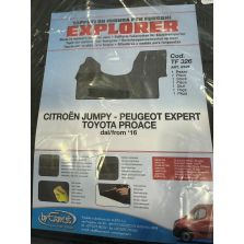 TAPPETO SU MISURA PER FURGONE CITROEN JUMPY PEUGEOT EXPERT TOYOTA PROACE DAL 2016 ERNEST 3326
