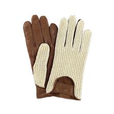 GUANTI VINTAGE MARRONI CON RETE TG. L SIMONI RACING GV2L