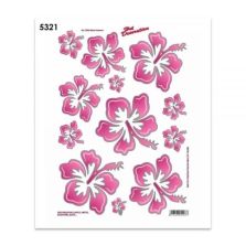 ADESIVO STICKER MIDI FIORI ROSA QUATTROERRE 5321