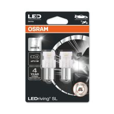 DUO BOX COPPIA DUE LAMPADINE LED SL P21W WHITE ORSAM 7506DWP-02B