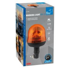 LAMPEGGIANTE LUCE EMERGENZA CON LUCE ROTANTE ALOGENA CON BASE FLESSIBILE LAMPA 73002