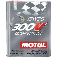 OLIO MOTORE 300V COMPETITION 15W-50 2 LITRI MOTUL 104244