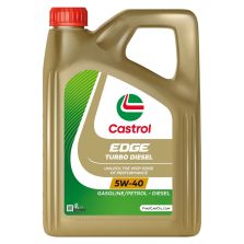 OLIO MOTORE CASTROL EDGE 5W-40 TURBO DIESEL 4 LT