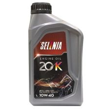 OLIO MOTORE SELENIA 20K 1LT LUBRIFICANTE CON BASI SINTETICHE 10W-40