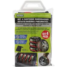 SET 4 CUSTODIE PER PNEUMATICI DIAMETRO MAX 65 CM CORA 120778